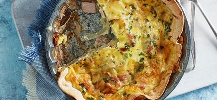 Cheat’s quiche Lorraine