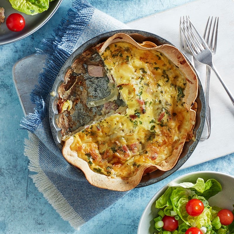 Cheat’s quiche Lorraine