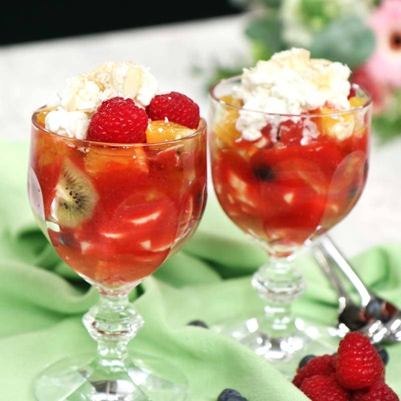 ViktVäktarna - Zeinas libanesiska fruktcocktail med cottage cheese och nötter