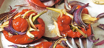 Geröstete Peperoni mit Fenchel