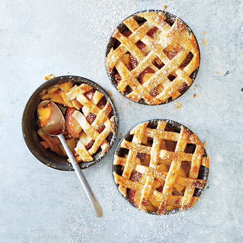 Apple and ginger mini-pies