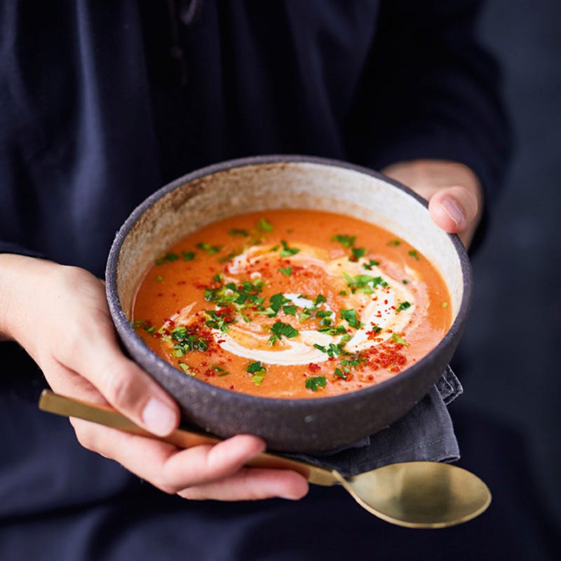 Foto van Linzen-tomatensoep door WW