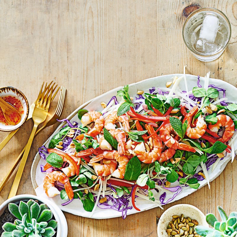 Photo of Thai-style prawn salad by WW