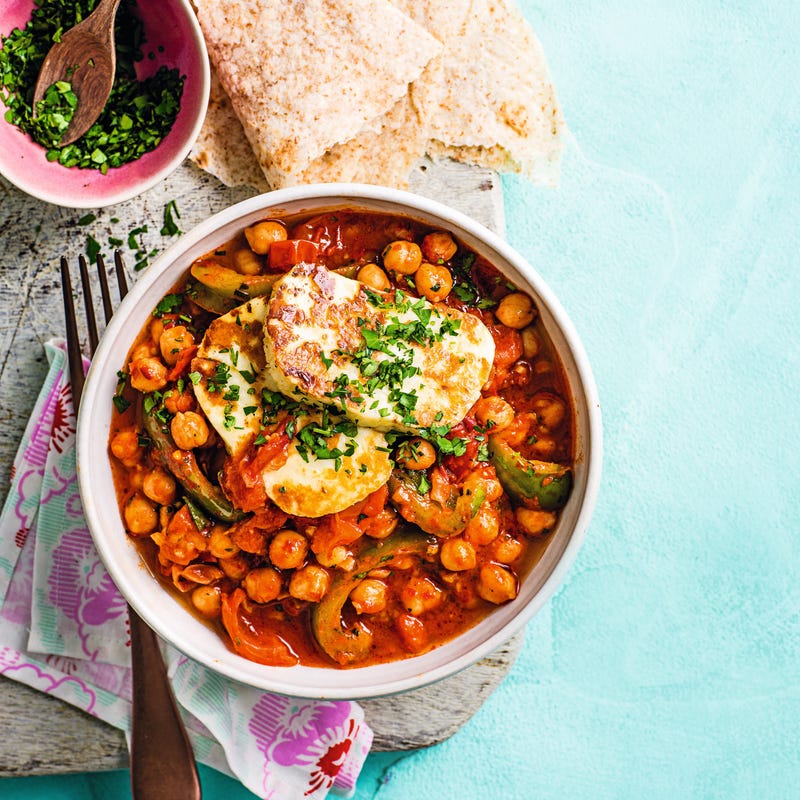 Photo of Chickpea stew with halloumi by WW
