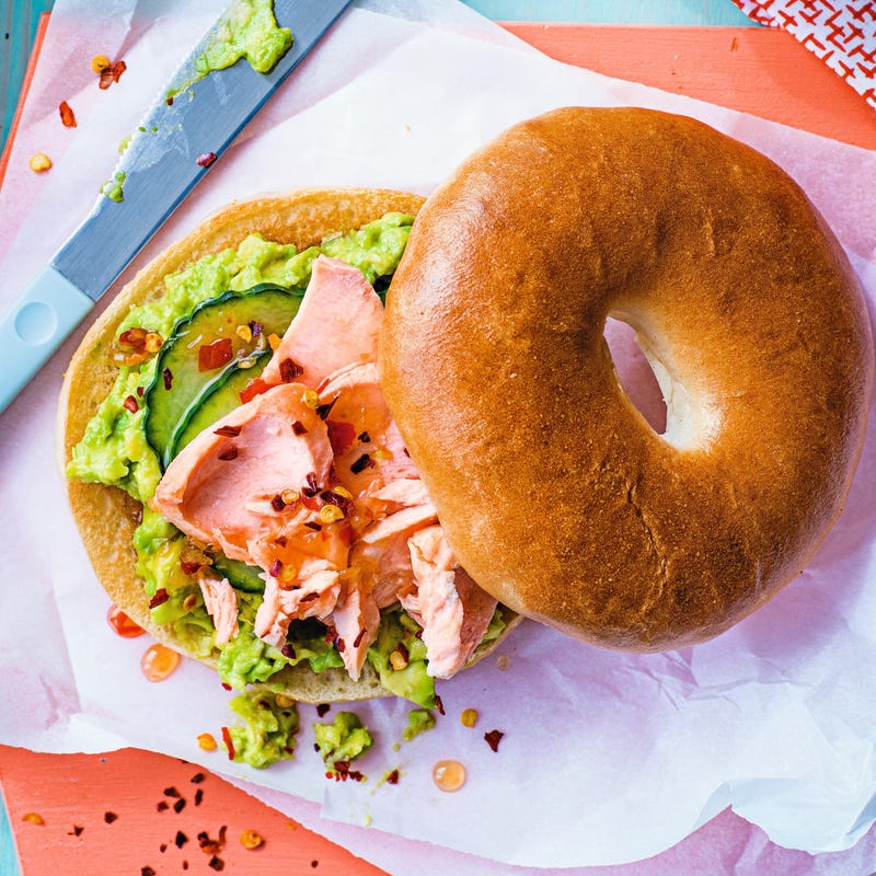 Photo of Salmon & avocado bagel by WW