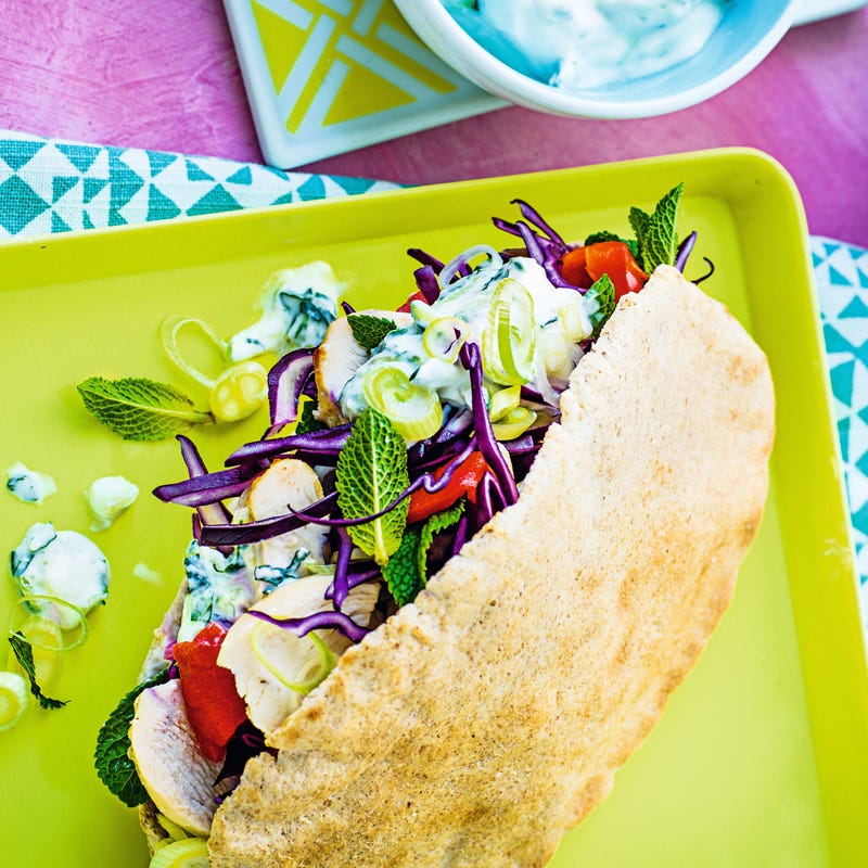 Photo of Greek-style chicken pitta by WW
