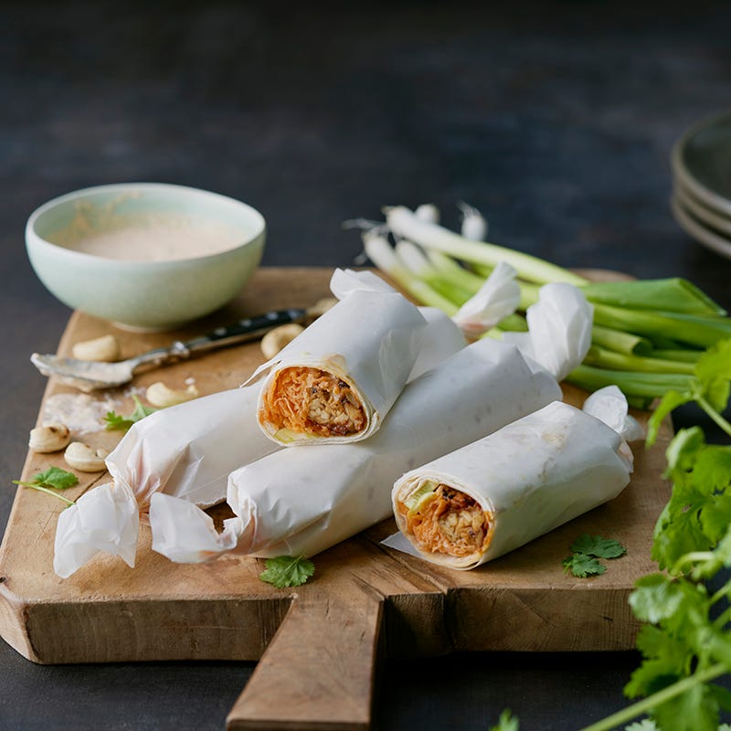 ViktVäktarna - Koreanska burritos med tempeh