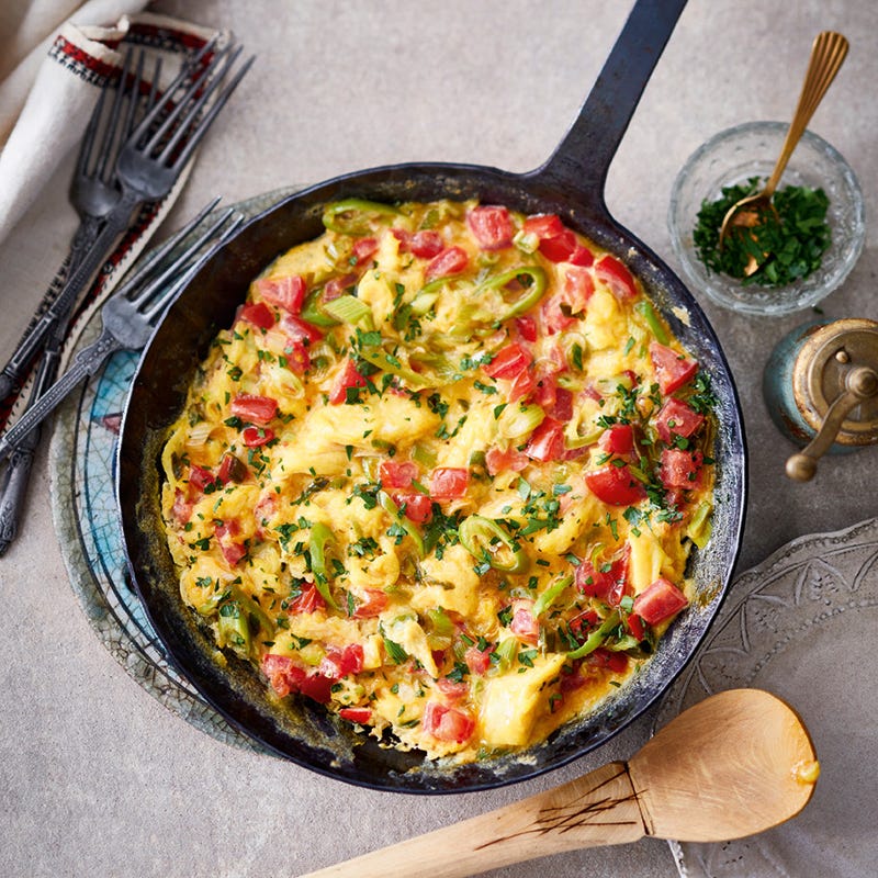 Foto van Turks roerei (menemen) door WW