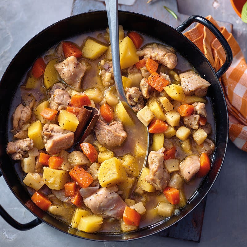 Geschmorter Kaninchentopf