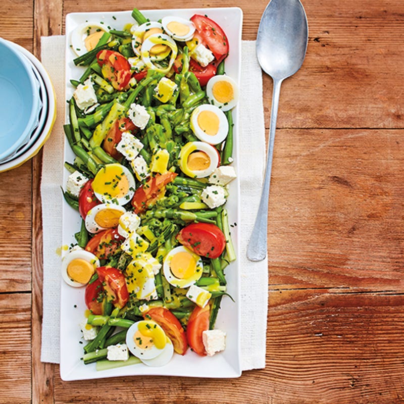 Foto van Sperziebonensalade met ei door WW