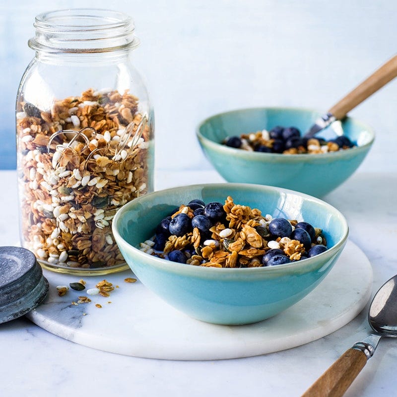 Homemade toasted muesli