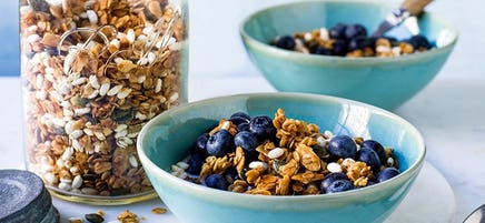 Homemade toasted muesli