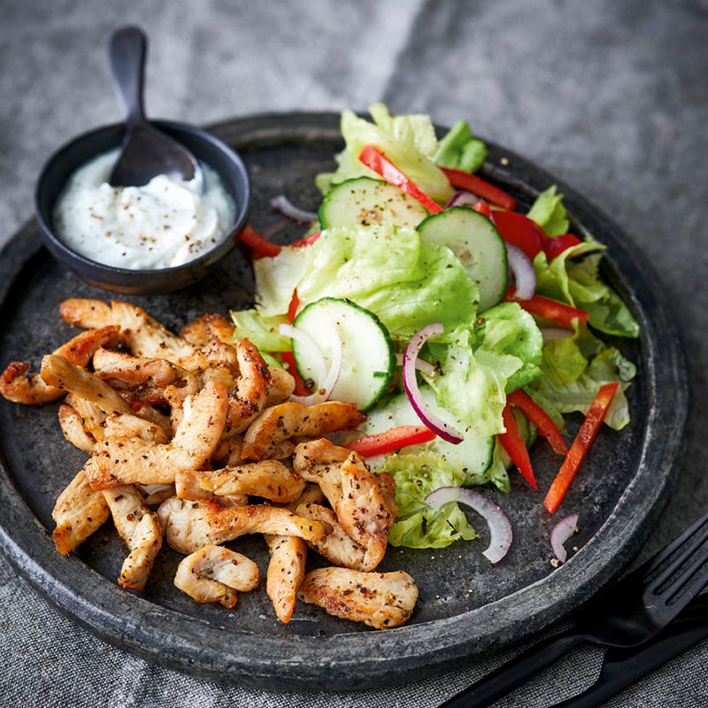 Foto van Gyros met sla door WW