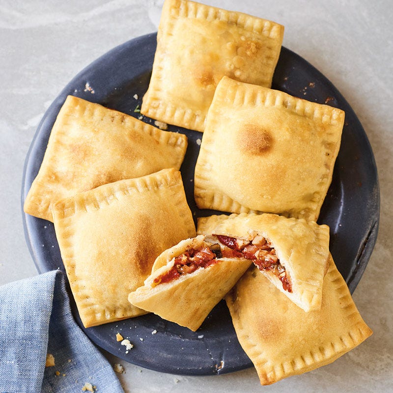 Pizzataschen mit Schinken