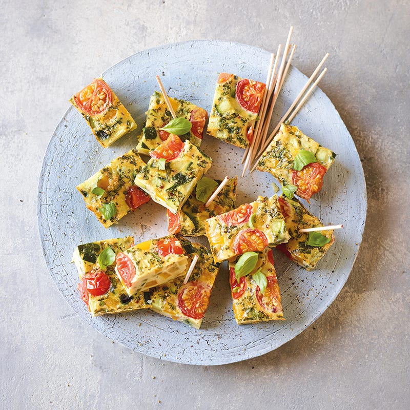 ViktVäktarna - Minifrittata med grönsaker och parmesan