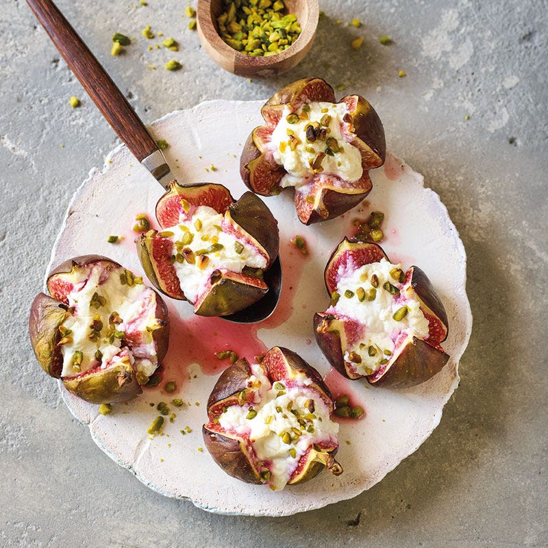 Gratinierte Feigen mit Ziegenkäse