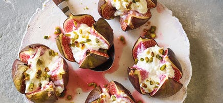 Gratinierte Feigen mit Ziegenkäse
