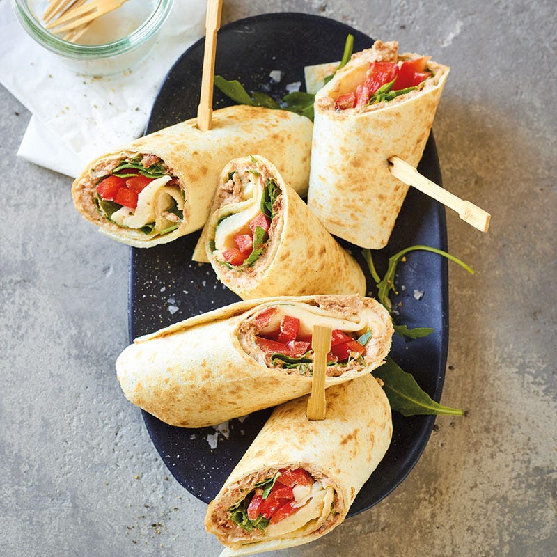 Mediterrane Wrapröllchen