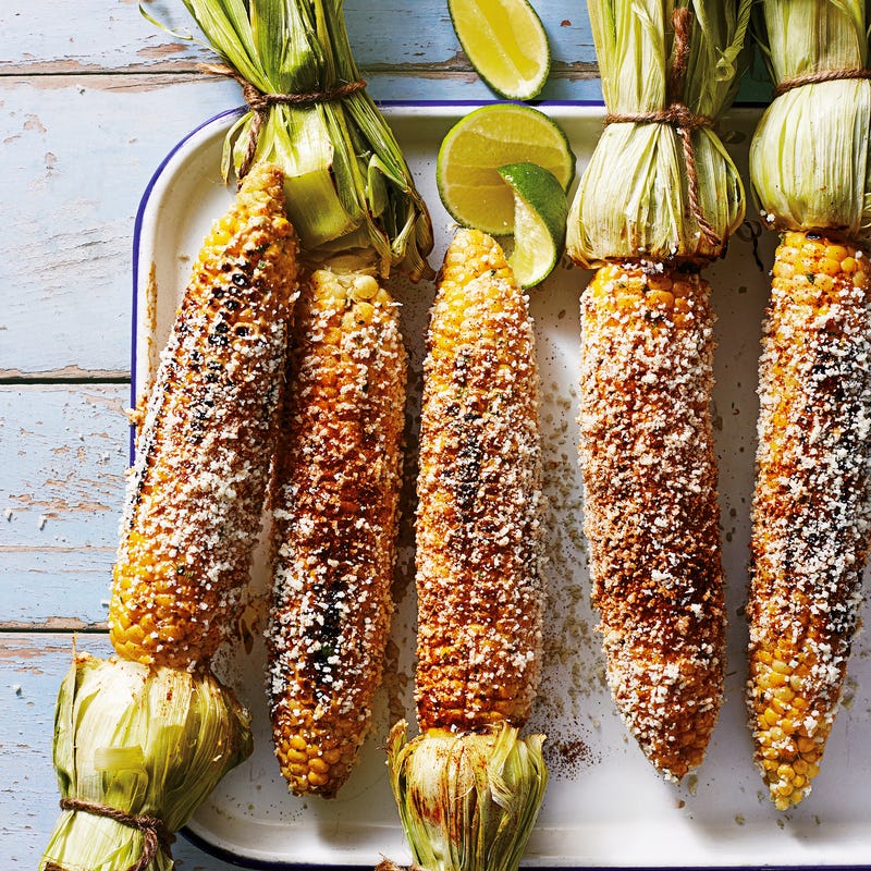 Photo of Mexican street-style griddled corn by WW