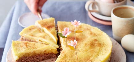 Tarte aux pommes à la liqueur aux œufs