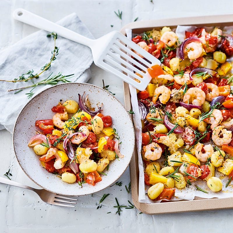 Foto van Gnocchi met garnalen uit de oven door WW