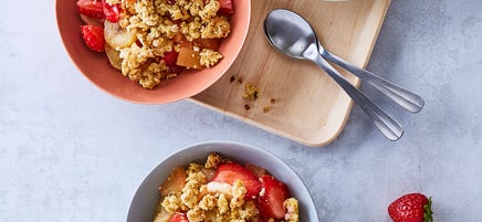La papillote WW : Crumble aux fruits