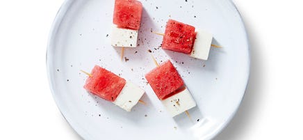 Watermelon & feta bites