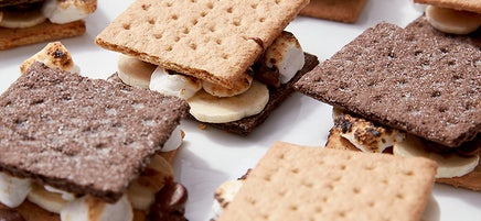 Cat Cora’s banana two-tone s'mores