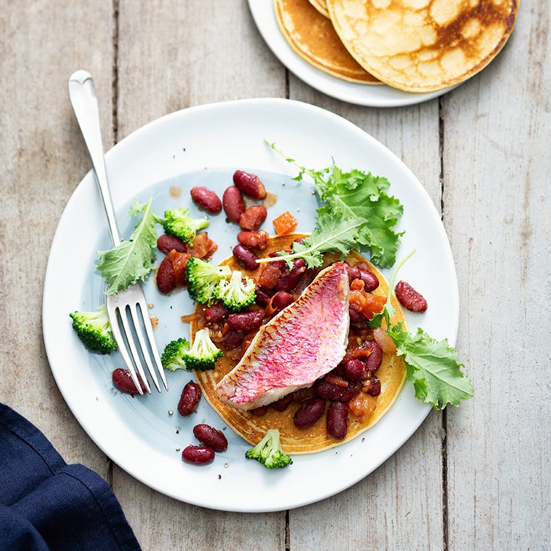 Photo de/du Filet de rouget et son pancake par WW