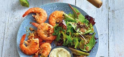 Vitlöksräkor med chiliaioli
