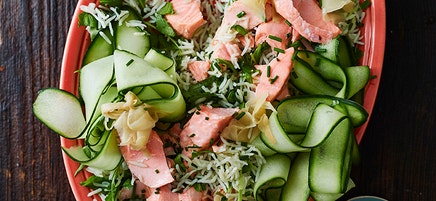 Laxsallad med sushiris