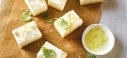 Citronkaka med kvargtopping