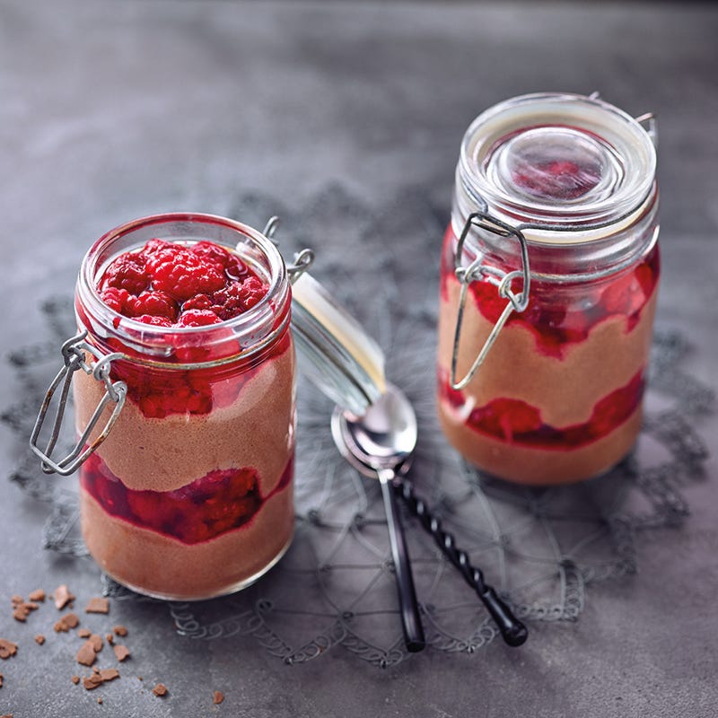 ViktVäktarna - Choklad- och hallondessert