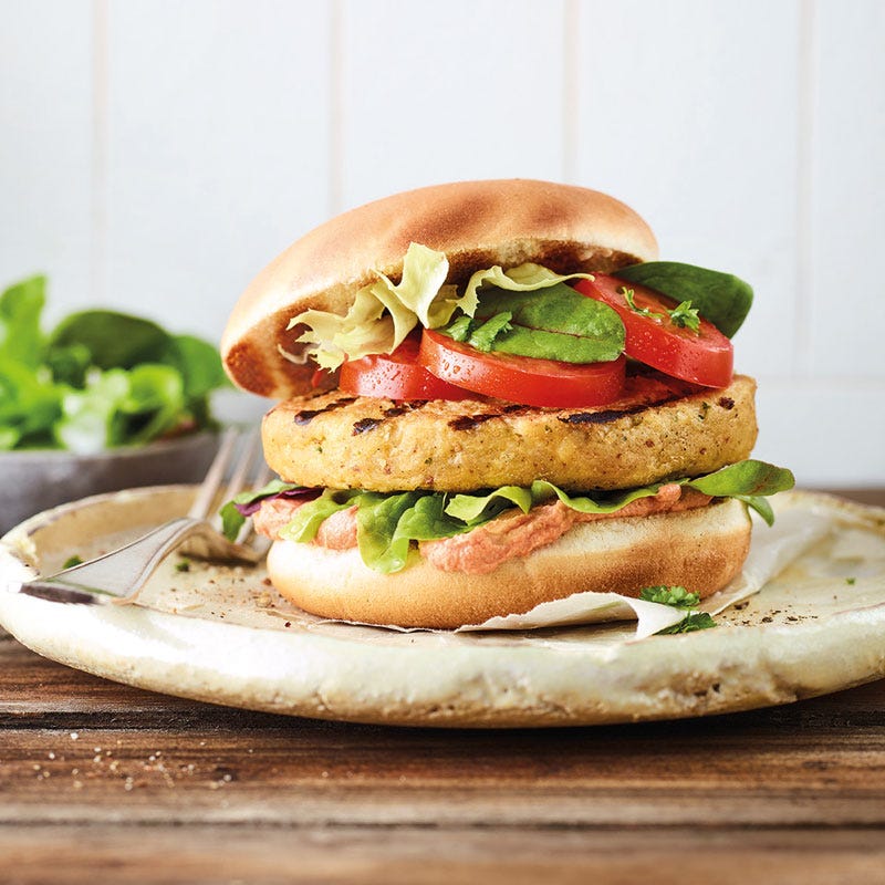 Orientalischer Falafel-Burger