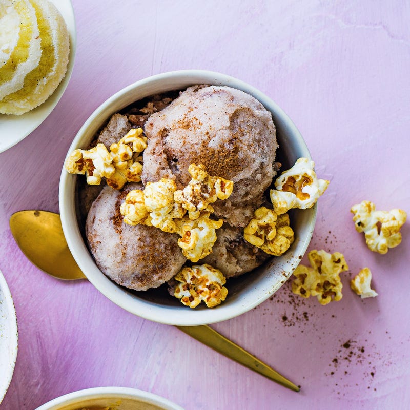 Photo of Vegan almond milk & cinnamon ice 'cream' by WW