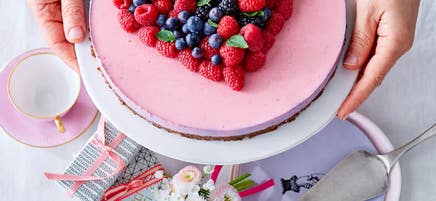 Tourte aux fruits rouges pour la fête des mères