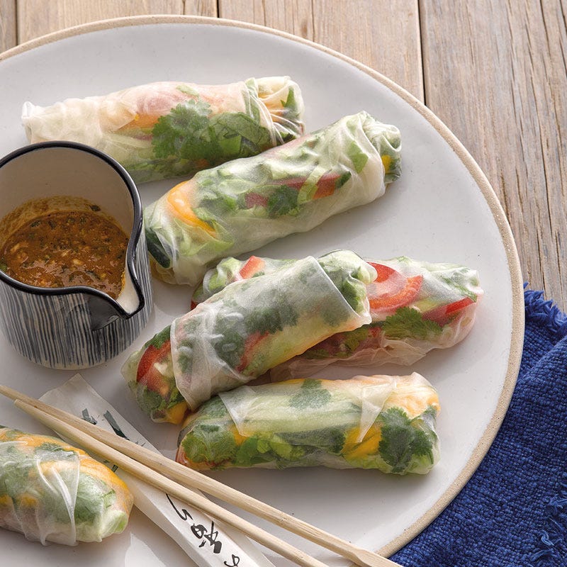 Sommerrollen mit Chili-Dip