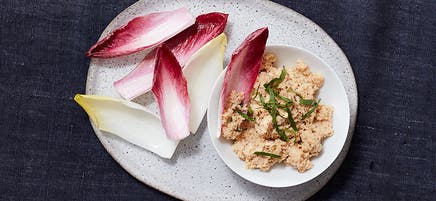 Trempette au chou-fleur rôti et au citron