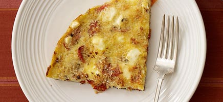 Frittata aux tomates et au féta