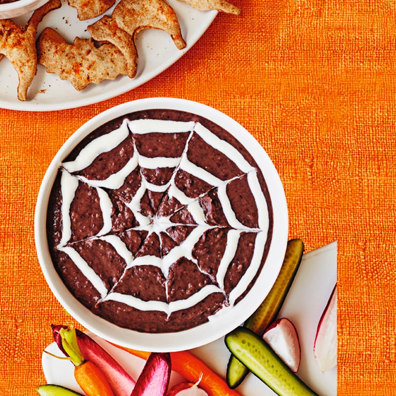 Spinnennetz-Bohnendip