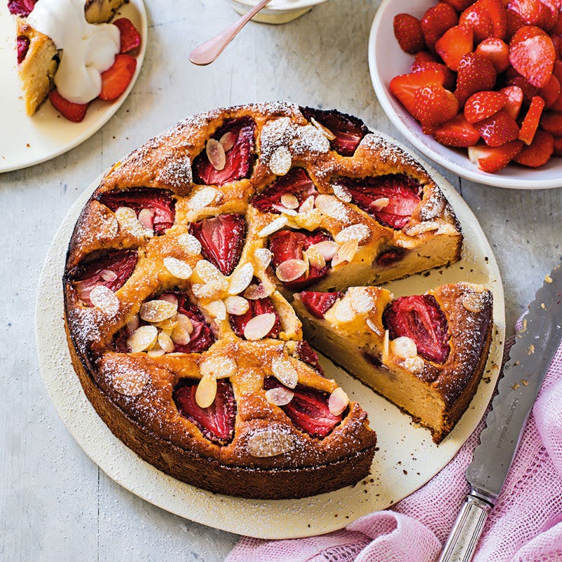 Erdbeerkuchen mit Cannellini-Bohnen