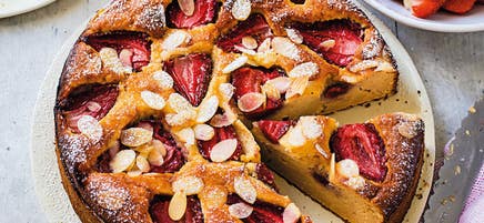 Erdbeerkuchen mit Cannellini-Bohnen