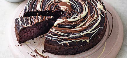 Gâteau au chocolat et haricots noirs