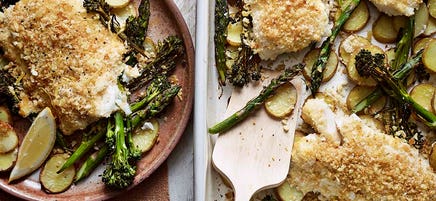 Parmesan crusted cod