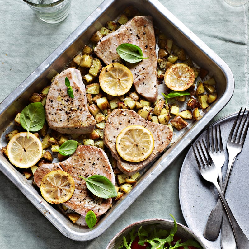 Photo of Tuna, herb & lemon traybake by WW