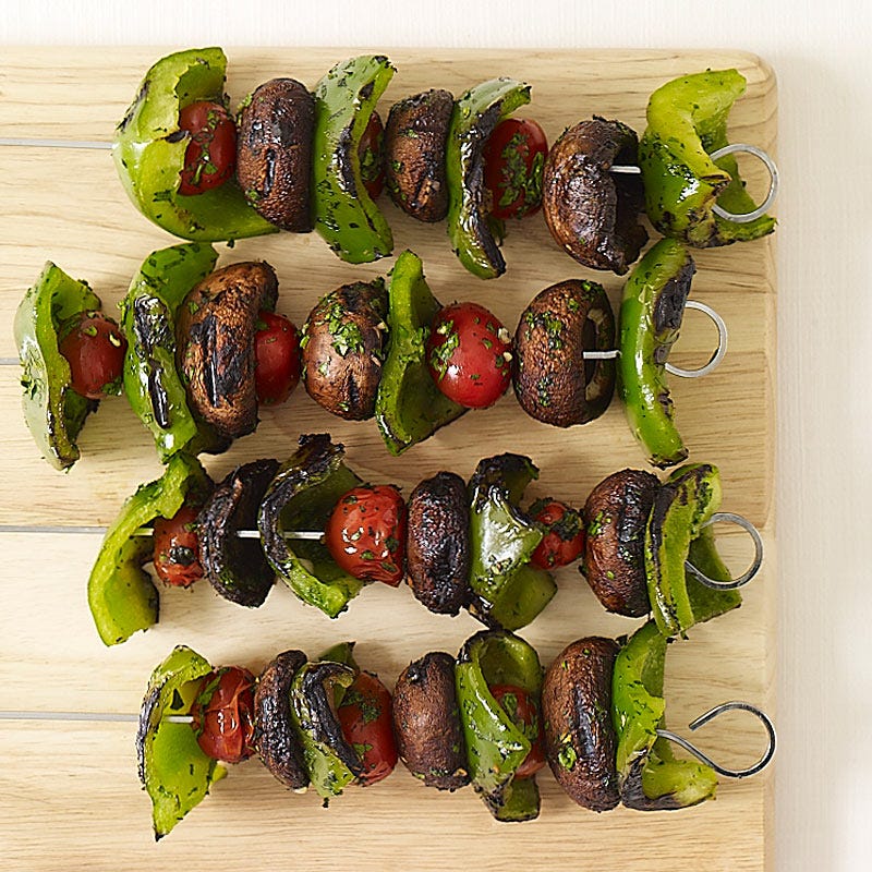 Photo de Brochettes de légumes grillés par WW