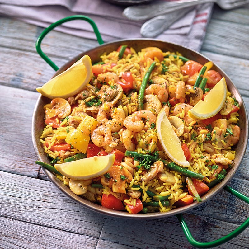 Foto van Paella met zeevruchten door WW
