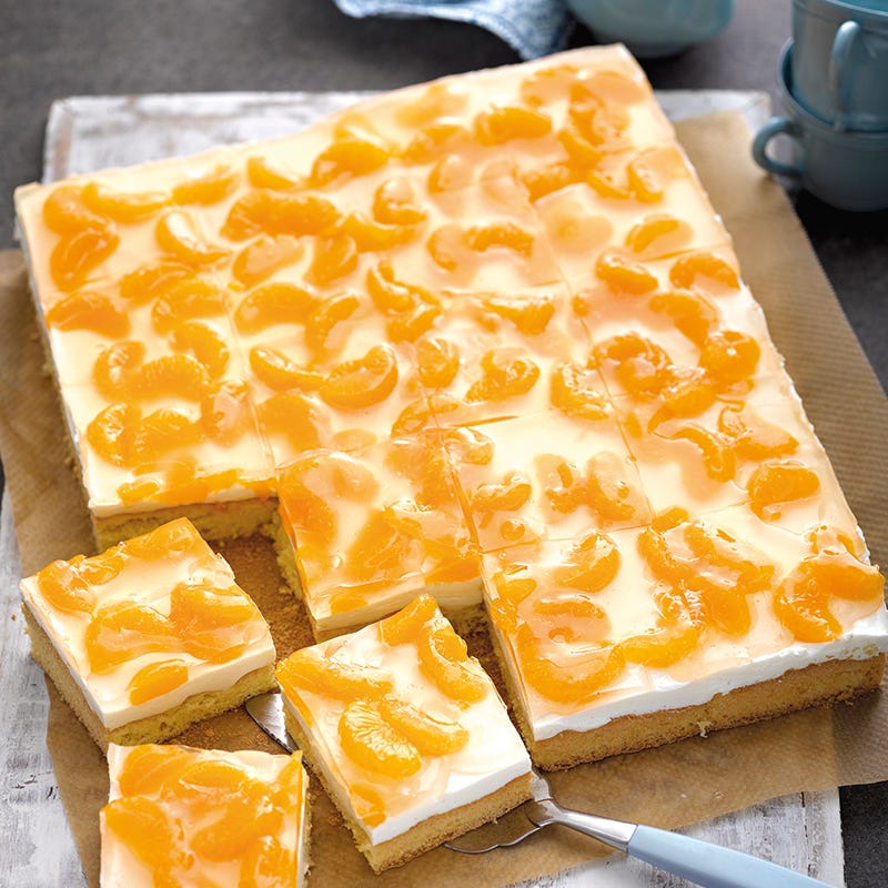 Foto van Mandarijnen-kaastaart door WW