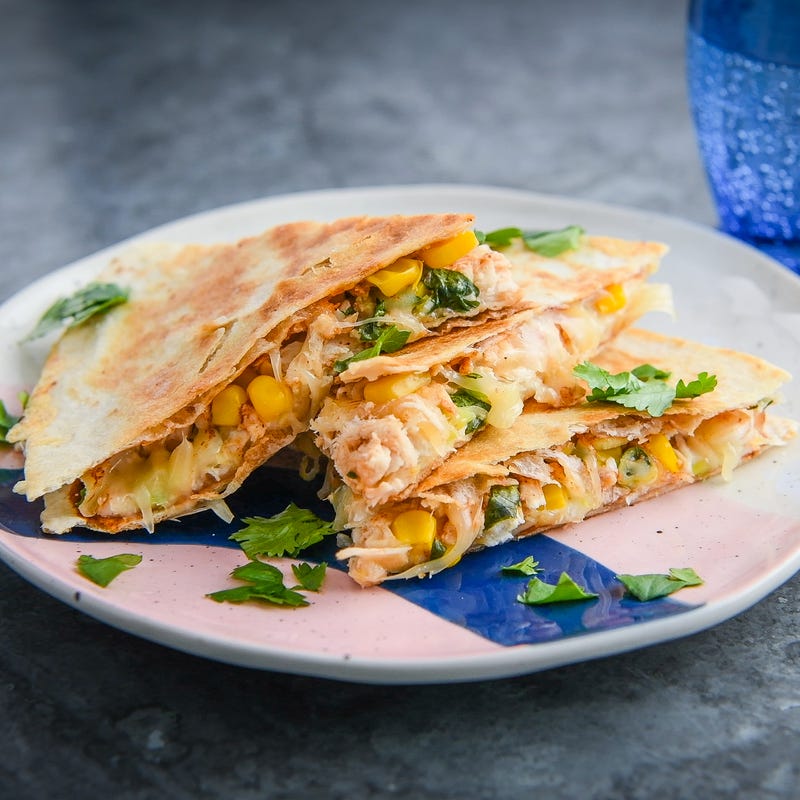 Photo of Barbecue chicken & sweetcorn quesadilla by WW
