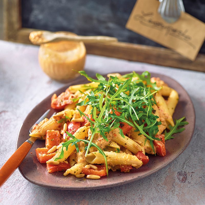 Foto van Penne met linzenpesto en rucola door WW